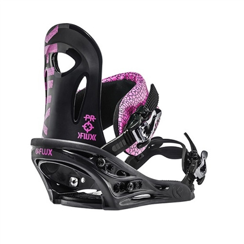 Flux Snowboard Bindings PR Black Pink S