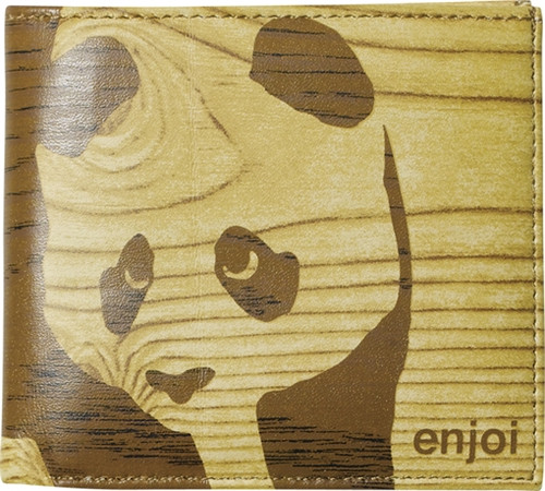 ENJOI WOOD WALLET TAN