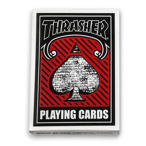 Thrasher Playing Cards White OneSize