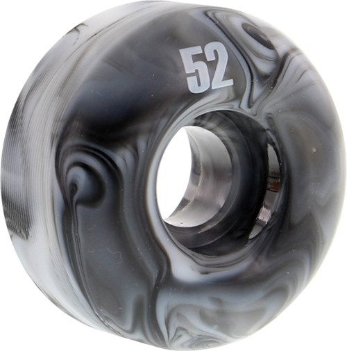 ESSENTIALS BLK & WHT SWIRL 52mm  Skateboard Wheels