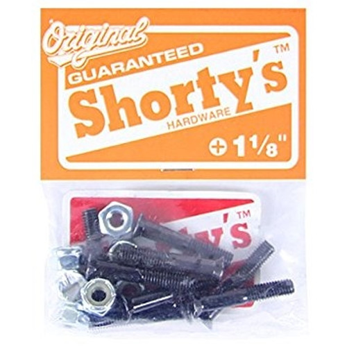 Shortys Skate Hardware Pack Black 1 1/8 inch Phillips