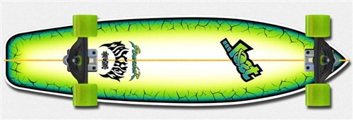 Lost Scorcher Longboard SKATEBOARD COMPLETE Lime