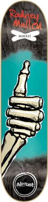 ALMOST MULLEN BONED UP SKATEBOARD DECK -7.6 resin 8