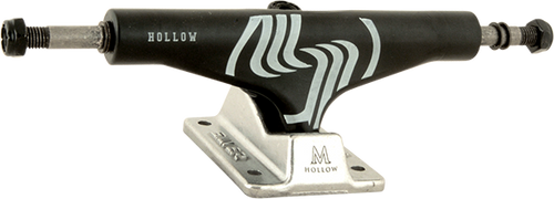 SILVER M-HOLLOW 8.0 BLK/RAW Trucks Set