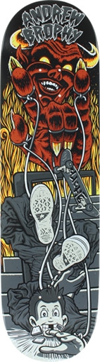 CLICHE BROPHY MASTER OF PUPPETS SKATEBOARD DECK-8.5 r7 sale w/ MOB GRIP