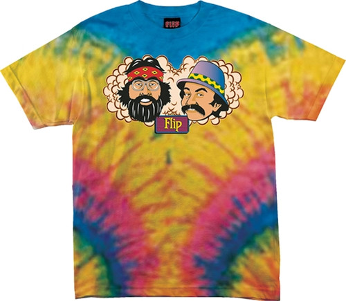FLIP CHEECH AND CHONG SS Medium-TIE DYE