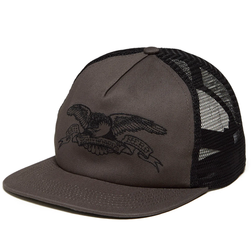 Anti Hero Basic Eagle Hat Charcoal Black Snapback