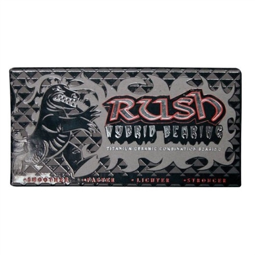 Rush Hybrid Titanium Ceramic Skateboard Bearings