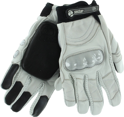 SECTOR 9 BOXER II SLIDE GLOVES S/MEDIUM WHITE