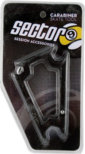SECTOR 9 CARABINER SKATE TOOL BLK/BLK