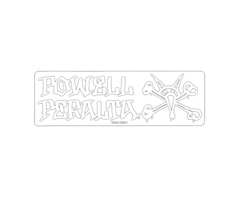 Powell Peralta Vato Rat Sticker White 7"