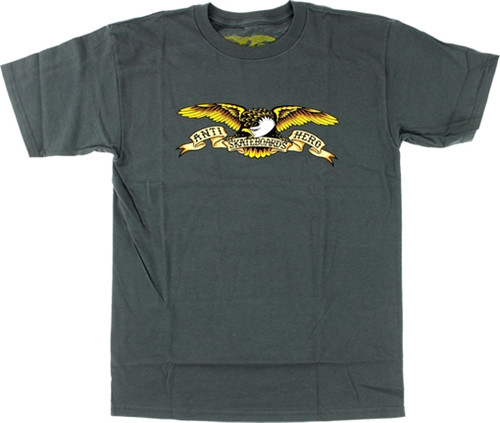 ANTI HERO EAGLE SS TSHIRT SMALL CHARCOAL