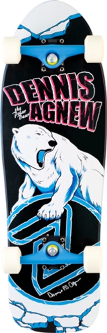 Z-FLEX 1980s AGNEW POLAR BEAR SKATEBOARD COMPLETE-10x31.12