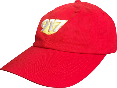 CALL ME 917 3D DAD HAT ADJ-RED