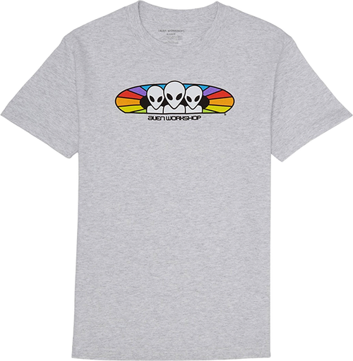 ALIEN WORKSHOP SPECTRUM SS TSHIRT SMALL HEATHER GREY