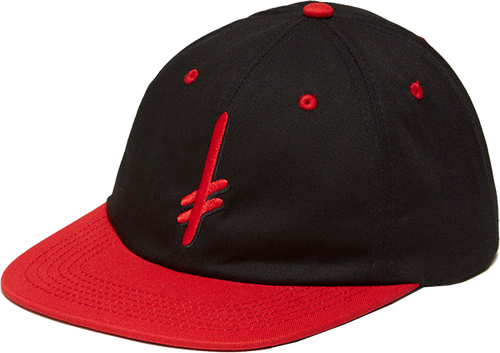 DEATHWISH GANG LOGO HAT ADJ-BLK RED