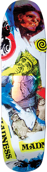 MADNESS MENTAL BLOCK SKATEBOARD DECK-8.5 r7