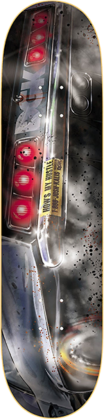 DGK KALIS LEAVE A MESSAGE SKATEBOARD DECK-7.8