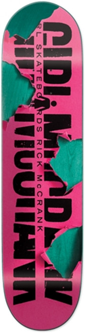 GIRL McCRANK TEAR IT UP SKATEBOARD DECK-8.37