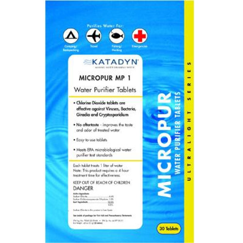 Katadyn Micropur Purifcation Tablets White 30pk