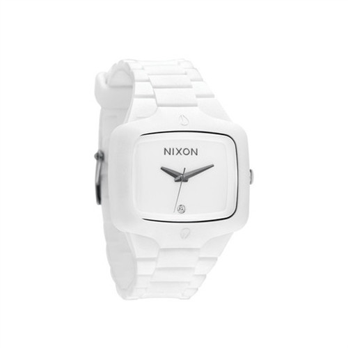 NIXON Rubber Player White Watch