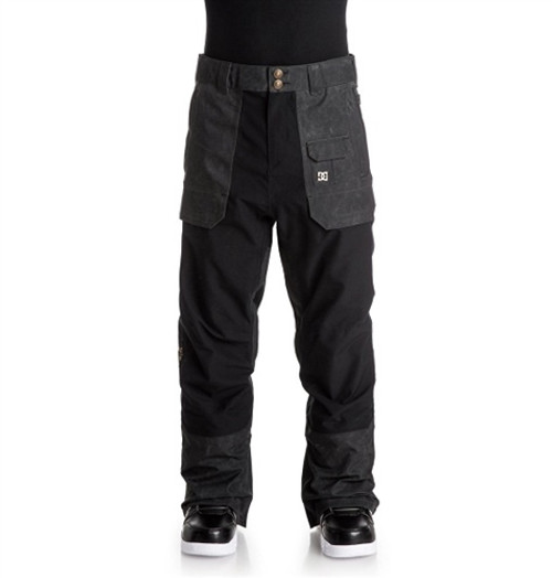 DC Asylum Mens Snow Pants Black