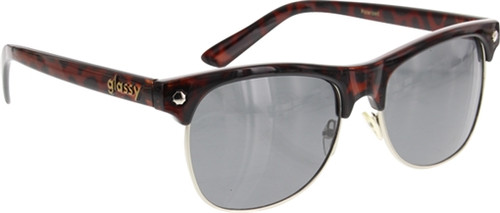 GLASSY SHREDDER POLARIZED COFFEE TORT SUNGLASSES