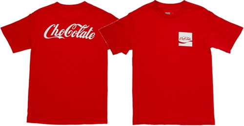 CHOCOLATE CHOCOCOLA SS Tshirt L RED