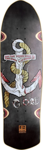 GLOBE DEAD WEIGHT SKATEBOARD DECK-9x32 BLACK