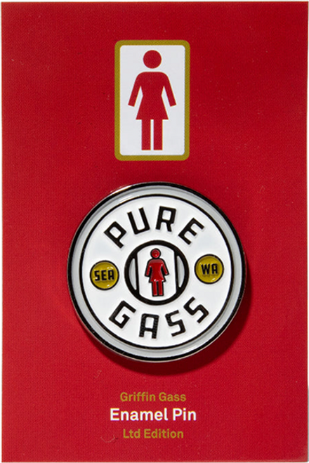 GIRL PURE GASS ENAMEL PIN