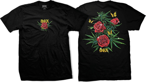 DGK SWEET LEAF SS TSHIRT SMALL BLACK