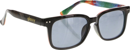 GLASSY LOX BLK/TIE DYE SUNGLASSES