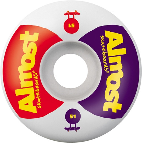 ALMOST OVER UNDER 51mm Skateboard Wheels
