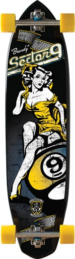 Sector 9 Brandy Skateboard Complete-10.2X40 Downhill