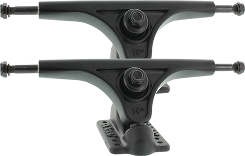 SLANT INVERTED Trucks 150mm FLAT BLACK Skateboard Trucks Set of 2 Trucks