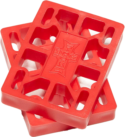 DOGTOWN 1/2" RISERS SET RED