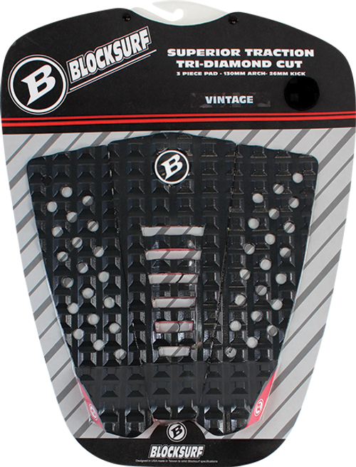 BLOCK VINTAGE TAILPAD BLK/RED