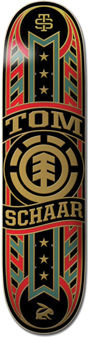 ELEMENT SCHAAR BANNER YEAR SKATE DECK-8.0