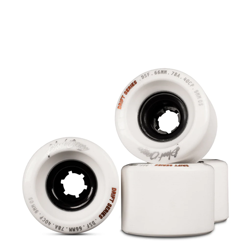 Blood Orange Drift Wheels 66mm White 66/78