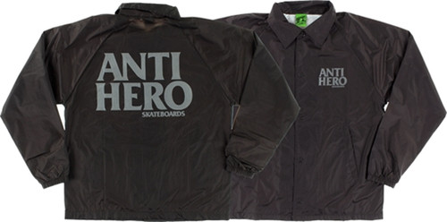 ANTI HERO BLACK HERO COACHES JACKET LARGE  BRN/REFLECTIVE