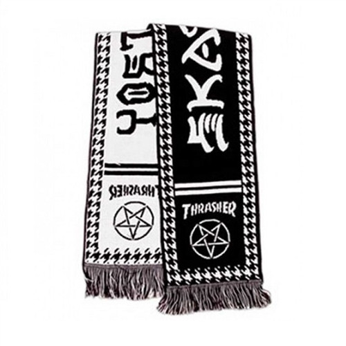 Thrasher Skate & Destroy Scarf Black