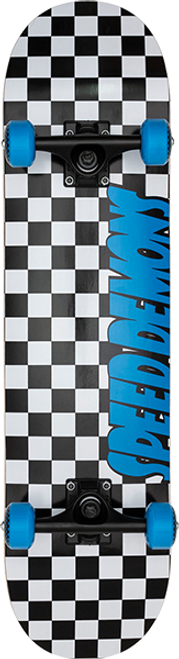 SPEED DEMONS CHECKERS COMPLETE-7.25 BLK/BLUE