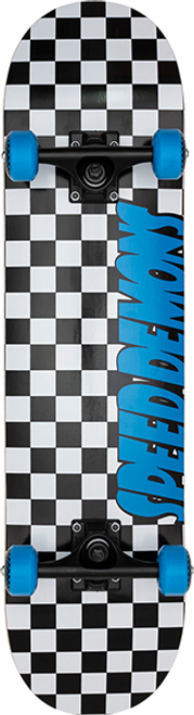 SPEED DEMONS CHECKERS COMPLETE-7.75 BLK/BLUE