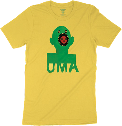 UMA MOUTHFACE SS LARGE  YELLOW