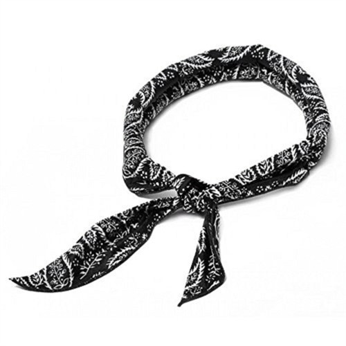 N-Rit Cool-X Polar Ice Bandana Black Print 1