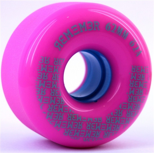 Remember PeeWee Wheels 62m 82a PINK