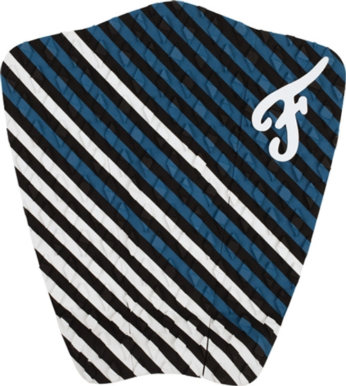 FAMOUS FIGUEROA 3pc WHT NAVY SURFBOARD TRACTION PAD