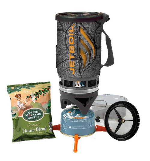 Jetboil FlashJava Kit End Grain Black White Print 1L