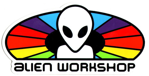 Alien Workshop Spectrum Decal Sticker Rainbow Small