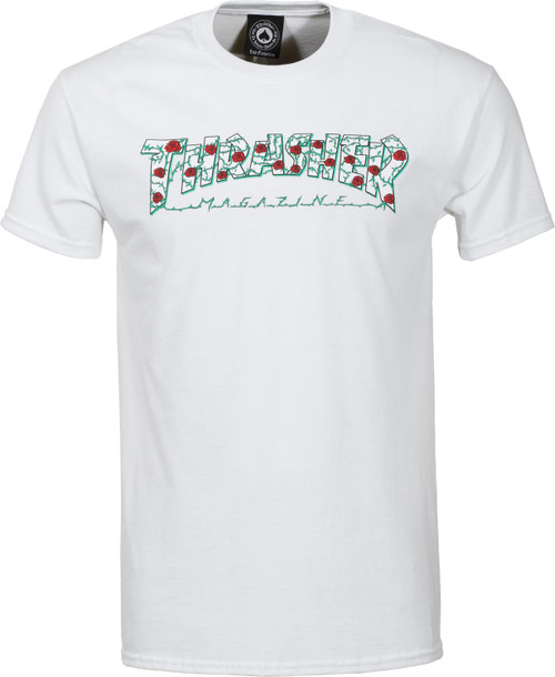 Thrasher Roses SS Tshirt White